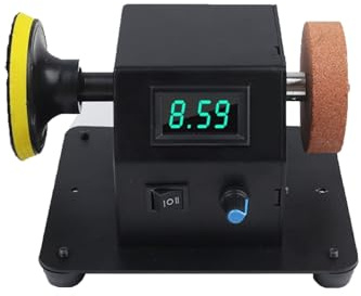 Mini Amoladora de Banco pulidora, lijadora eléctrica de 300 W con Cargador para carpintería, Metal, Pulido y Esmerilado.