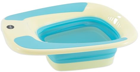 Sitz Bath, Sitz Bath for Hemorrhoids, Sitz Bath for Toilet Seat, Sitz Bath for Postpartum Care, Sits Bath Tub for Women Men Adults, Sitz Bath Soak Salts Basin, Hip Bath Bowl, Foldable, Blue