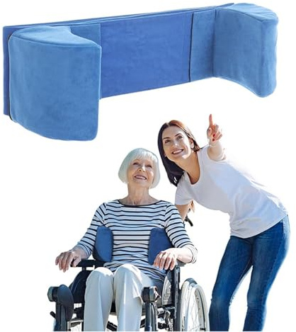 FYSXU Soporte Lateral genérico Protectores Laterales de Silla de Ruedas, cojín de cuña de Soporte Lumbar Ajustable Respaldo de Silla de Ruedas, cojín de cuña de Espuma Lateral Personas Mayores.