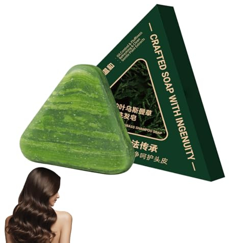 ETUCYNG Savon Shampoing Solide Capillaire | Shampoing Antibrillance Nettoyage Profond | Soin Cheveux Léger pour Jeunes Hommes Femmes Famille Ados