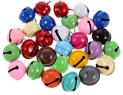 Levemolo 100 Pezzi Campanellini Pet per Collari Colorati Leggeri e Comodi per Cani Gatti Feste Natale Accessori Gioielli Te