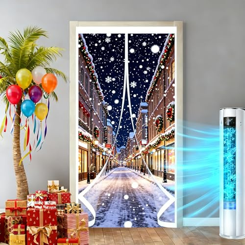 Thermovorhang Kälteschutz 75 x 110 cm Winddicht, Thermo Kälteschutz Winter Wasserdicht Und Warme, Magnetischer Wärmeschutzvorhang für Balkon Terrassen Kellertür, A