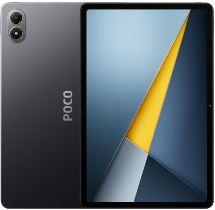 XIAOMI POCO Pad M1 Tablet 8+256GB Negro 12.1 2.5K HyperOS 2 2.7GHZ CPU 33W Fast Charging 12000mAh Wi-FI 6 Bluetooth 5.4 120Hz (cargador incluido)