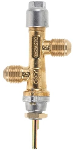 UKCOCO Vanne de Commande de Chauffage au Propane en Laiton, Pièce de Rechange pour Chauffe-terrasse Extérieure, Soupape de Sécurité Étanche Compatible Parasol Chauffant, Accessoire