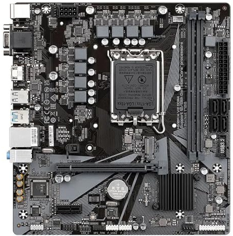Scheda madre Fit For GIGABYTE H610M H V3 DDR4 LGA1700 64GB M.2 Intel H610 Supporto I9-14900 14700 13900 12700 12500 Cpu Micro ATX