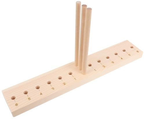 CALLARON Holzschleifenmacher Bogenmacherwerkzeug mit Verstellbarer Breite Selbstgemacht Zubehör für Weihnachtskranz Basteln und Kreative Bastelprojekte in Beige