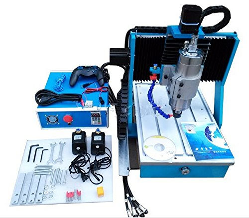 GOWE Fraiseuse CNC à axe rotatif Port USB 4 axes Mini CNC 1,5 kW pour gravure sur bois 3D