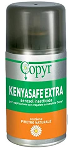 COPYR Set 6 Ricambi Kenyasafe Mosche Zanz 250 Insetticida Repellente