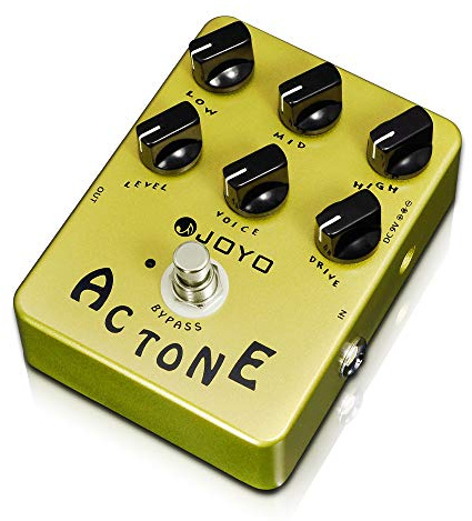 JOYO AC Tone Vintage Tube Amp Simulator Pedal Britischer AC30 Rock Sound für E-Gitarre (JF-13)