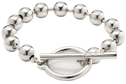 UNO de 50 - Pulsera Colección China para Mujer, Plata 925, Color Plata, Talla M, Fabricado en España