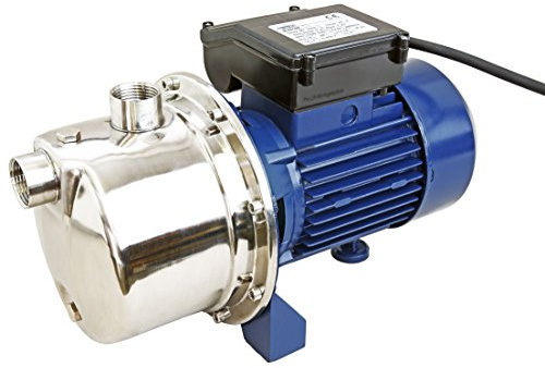 Pro-Lift-Werkzeuge Wasserpumpe 60l/min selbstansaugend Gartenpumpe Edelstahl 750W Bewässerungspumpe 230V Garten Pumpe 45m Förderhöhe