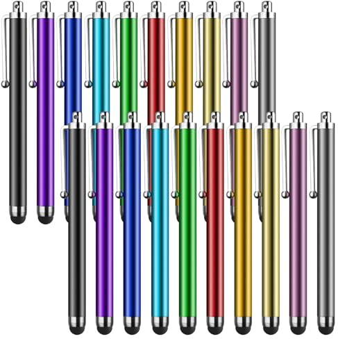 Stylus Pens for Touch Screens,SLKIJDHFB 20 Pack Universal Capacitive Touch Screen Pens for iPad,Tablets,Samsung Galaxy,Smartphones,All Universal Touch Screen Devices