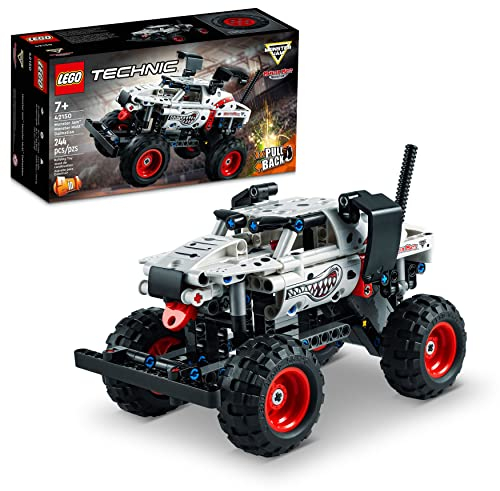 LEGO Technic Monster Jam Monster Mutt Dalmatian 42150, Truck Toy for Kids, Boys and Girls Ages 7 Plus, 2in1 Pull Back Racing Toys, Birthday Gift Idea, Multicolor