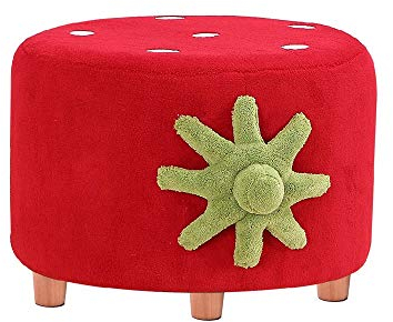 Collic Kindersofa -Hocker, Kleiner Roter Sofa Hocker Schlafzimmer Heimstuhlpraktische Möbel
