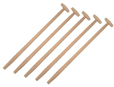 Spatenstiel Grabegabel Spatengabel Stiel Holzstiel T Griff Ø 38 mm 90 cm (5)