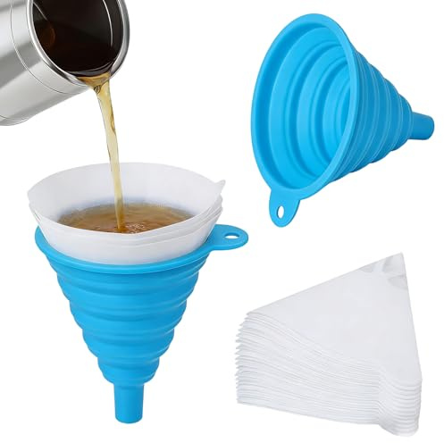 3D Printer Resin Filter Paint Strainer with 100 Micron Filter Tips Disposable Resin Strainers Cone Paint Filter for Filling Liquid Powder Oil Transfer