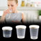 Vaso dosificador de medicamentos con tapa, 20/30/50 ml, multiusos, vaso dosificador de plástico transparente