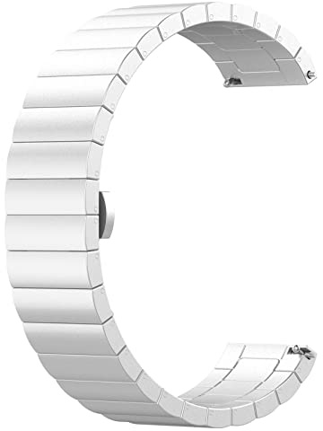Armbänder Kompatibel mit Huawei Talkband B7 Armband, Edelstahl Uhrenarmband Metall Verstellbares Ersatzarmband für Huawei Talkband B7 /B6 /B3, Damen Herren (Silver, One Size)