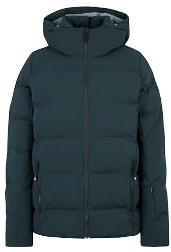 Ziener Damen TRAVA Ski-Jacke/Winterjacke | warm, atmungsaktiv, wasserdicht, dark jungle, 40