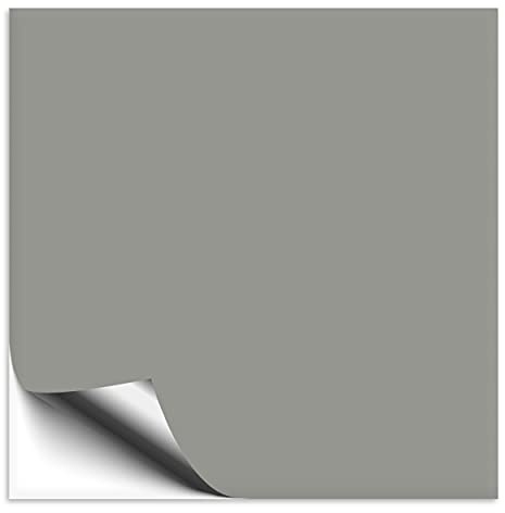 20 Stück Fliesenaufkleber 10x10 cm mittelgrau matt | Selbstklebende Fliesenfolie für Küche & Bad, mit Aufkleber Fliesen einfach überkleben