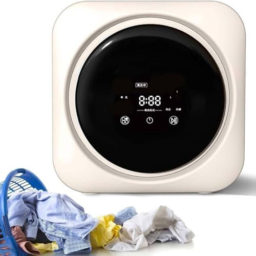 Sèche-linge Mural Compact en Acier Inoxydable - 3,5 L à Chargement Frontal, Mini Portable Électrique pour Appartement