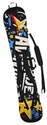 Perfeclan Snowboard-Ärmeltasche, Snowboard-Schutz mit Schultergurten, Ausrüstungspaket, Snowboard-Tasche für unterwegs, Snowboard-Ärmelabdeckung, 160cm
