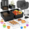 Silicone Moule Airfryer pour Ninja Double Stack XL 9,5L SL400EU, 23 Pcs Accessoires Air Fryer - SL400EU Protection Anti éclaboussures, Moule Air Fryer pour Ninja Dual Zone SL400EU 9,5L