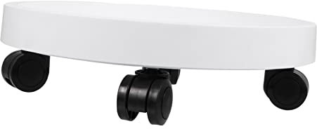 Toddmomy Support de Fleurs roulettes Plateau de Fleurs Mobile Support Robuste et Pratique pour Intérieurs Design Solide et Facile à Nettoyer