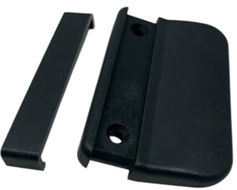 Hoppe Ziehgriff 7016 Antrazit Balkontürschnäpper - Türschnapper für PVC, Holz und Aluminium Balkontür, Balkontür- Türriegel für Terrassentüren Winkhaus Siegenia Maco Schüko NT