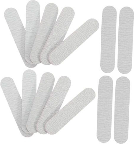 GALPADA 100 Stück Nagelfeilen 9x2cm Doppelseitige Schleiffeilen Aus Silikonpapier Maniküre Und Pediküre Werkzeug Für Naturnägel Acrylnägel Zehennägel