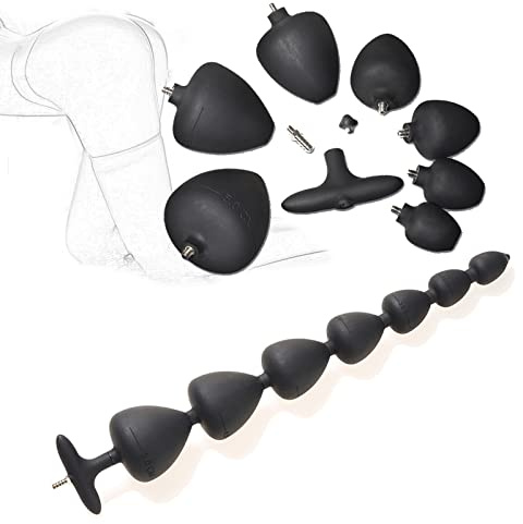 TRQOYTU Perline Anali Catena Anale Plug Anale In Silicone Butt Plug Dildo Anale Con Sfere Intercambiabili Stimolazione Della Prostata Masturbatore Dell'ano Giocattolo Sessuale
