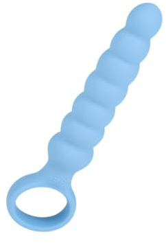EIS, Vibrator, Analvibrator mit Haltering, 16,5 cm, wasserdicht, wiederaufladbar, 10 Vibrationsprogramme, hautfreundliches Silikon