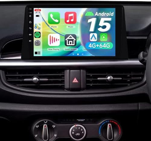 ACAVICA 9 IPS Android 15 Car Stereo Radio for Kia Picanto III JA 2017-2023