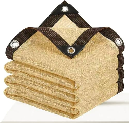 YILUFACAI Red de Sombra 2x1m con Ojales | Bloquea el 90% del Sol, Protección UV para Exterior | Toldo Resistente de Alta Densidad para Jardín, Terraza, Piscina, Pergola