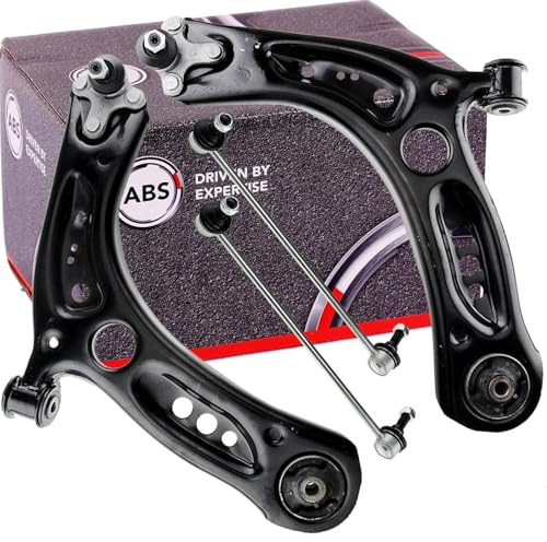 2x ABS Querlenker+Koppelstange vorne | 211602 + 211603 + 2x 260016 für A3 8V Leon 5F Golf 7 Octavia 5E
