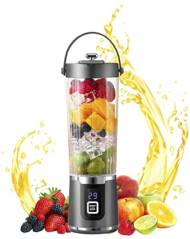 frullatore portatile | frullatore pressagrume compatta ricaricabile tramite USB | bottiglia pressa per agrumi, portatile, per viaggiare, cucina, esterno, spiaggia, picnic, campeggio