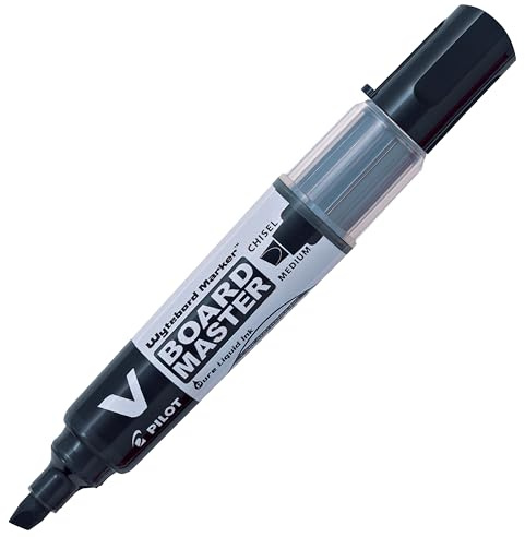 PILOT 355868 Whiteboard-Marker V BOARD MASTER, Keilspitze, schwarz