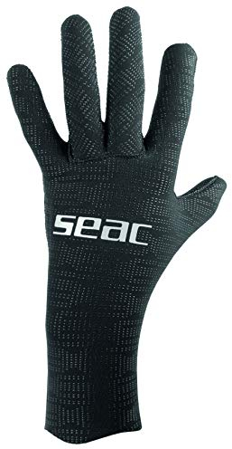 Seac Ultraflex 3.5, Ultra-elastische 3.5 mm Neoprenhandschuhe für Tauchen und Unterwasser-Speerfischen, rutschfest