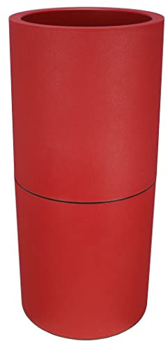 Riviera Granit Rond Haut, 88cm x 40cm, Rouge