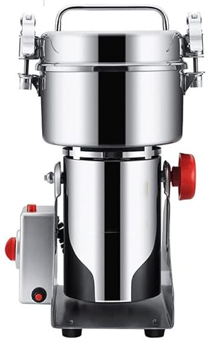ZAIED Molinillo EléCtrico De Granos Molinillo De Especias Pulverizador De Molienda De Polvo Superfino MáQuina De Acero Inoxidable para Hierbas Secas Granos Especias Cereales,2500g