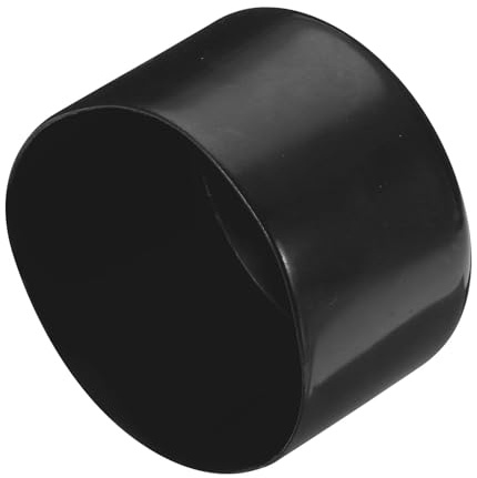 QUARKZMAN Gummikappen 90 mm Rohrstopfen Endkappe Rund Kappen Schutzkappen Pfostenkappe Abdeckkappen Zaunpfosten Endspitze Kappen für Gartenstühle Tischbeine Möbelfüße Gleiter, Schwarz