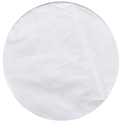 OUNONA Round Silicone Oil Baking Paper Non-Stick Oven Oil Paper for Barbecue Cakes Pastries Air Fryer Tortilla Press 50 Sheets (White 28cm)