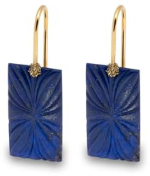 Lapislazuli Ohrhänger Silber vergoldet