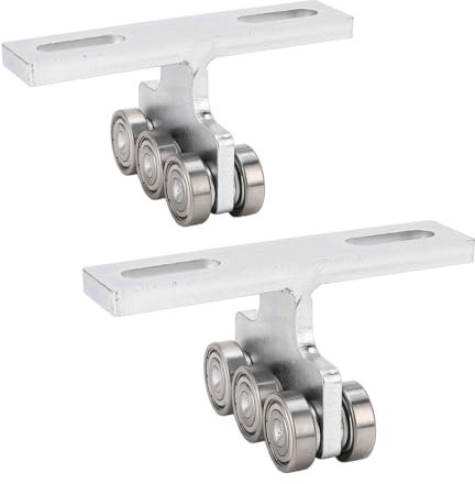 2PCS 6-Rad-Trolley-Baugruppe, elektrische Hubwagenrolle für PA200-PA1000, leise manuelle Trolley-Rollen für 1-5/8 Zoll oder höhere Strebenkanäle 255 kg