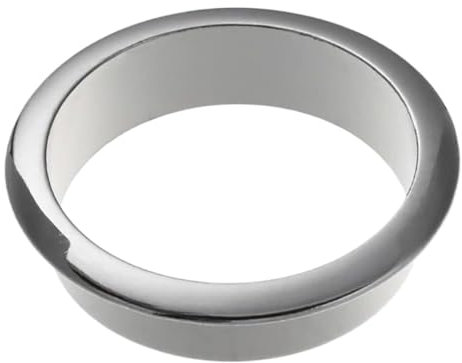 Geteilter Wandflansch, runde Rosettenplatte, Büro-Computertisch, Kabeldurchführung, Lochabdeckung, Schrank, Lüftungsschlitze, Zierstopfen, Kabelausgang, Kabelclip(Silver 18mm)