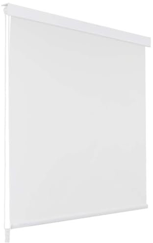 NQJIBUE Home Garden,Shower Roller Blind 140x240 cm White