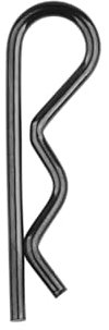 R-Clips, R-Typ-Federsplint, 1 mm, gewellte Form, geteilte Clip-Klemme, Haartraktorstift zur Reparatur von Automotorrädern (Farbe: Gold, Größe: 1 x 17 mm, 100 Stück)(Black,1 * 17mm 100pcs)