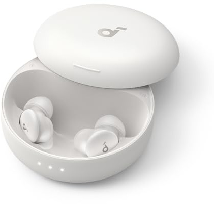 soundcore Sleep A30 by Anker Sleep Earbuds, Smart Active Noise Cancelling Sleep Headphones, Adaptive Snore-Masking System, Ultra-Comfort for Side Sleepers, 45H Playtime