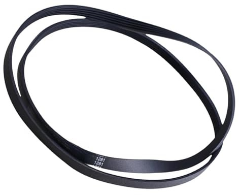 Ceinture de machine à laver à tambour 5PJ1281EL 5EPJ1281 5PJE1281 5PJ1281 Pièces d'accessoires de bande convoyeuse, compatibles avec Midea, compatibles avec Little Swan