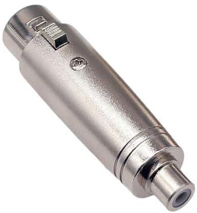 Colcolo XLR-Adapter, Gender Changer, leichter Anschluss, Mikrofonkonverter für Studio, Unterhaltung, Podcasts, Gesang, Female